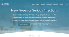 Desktop Screenshot of cidara.com